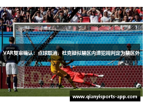 VAR复审确认：点球取消，杜克疑似禁区内遭犯规判定为禁区外