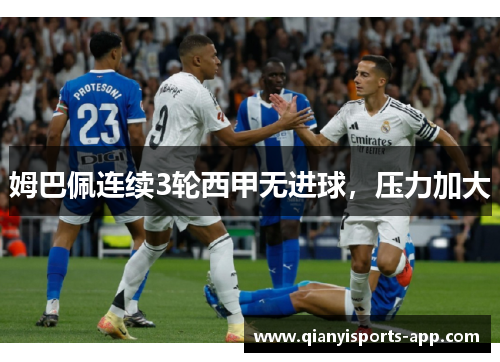 姆巴佩连续3轮西甲无进球，压力加大